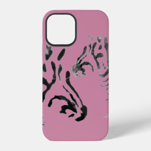 Cool Zebra Wildlife Art Custom Colour iPhone Case