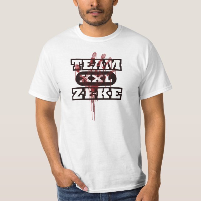 Cool Zeke the Zombie Athletic design T-Shirt (Front)