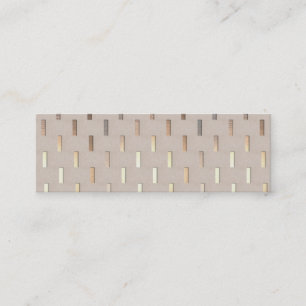 Cool Zen Pattern Stylish Modern Minimalist Mini Business Card