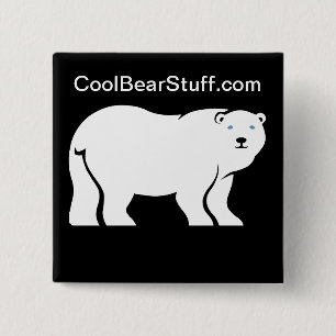 CoolBearStuff.com 15 Cm Square Badge