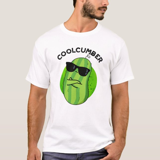 Coolcumber Funny Veggie Cucumber Pun  T-Shirt (Front)