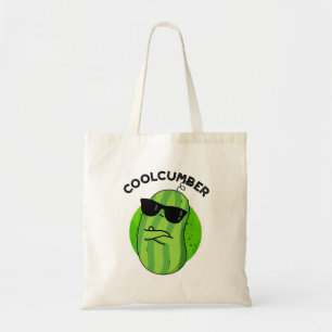 Coolcumber Funny Veggie Cucumber Pun  Tote Bag