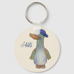 Coole duck, personalized key ring