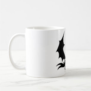 Cooler Schwarzer Drache  Coffee Mug