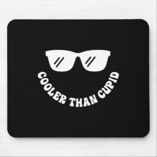 Cooler Than Cupid - Front And Ck, Retro Valentine Mouse Pad