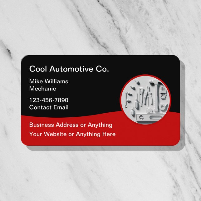 Coolest Automotive Business Card Design Template (Creator Uploaded)