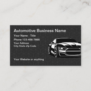 Coolest Automotive Template Business Cards