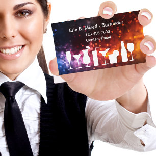Coolest Bartender Modern Business Calling Cards