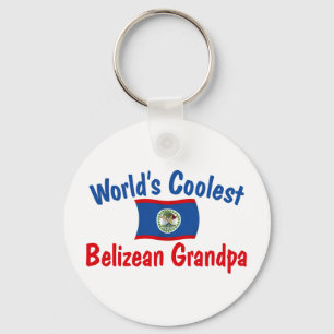 Coolest Belizean Grandpa Key Ring