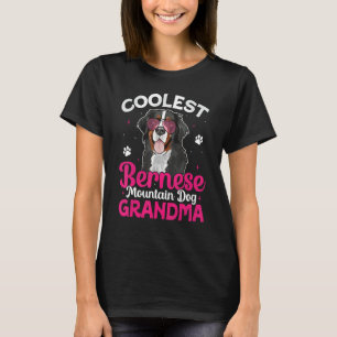 Coolest Bernese Mountain Grandma Mum Women Dog Lov T-Shirt