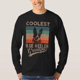 Coolest Blue Heeler Grandpa Gifts Funny Dog Grandp T-Shirt