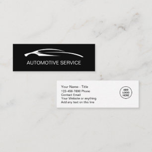 Coolest Budget Automotive Business Mini Business Card