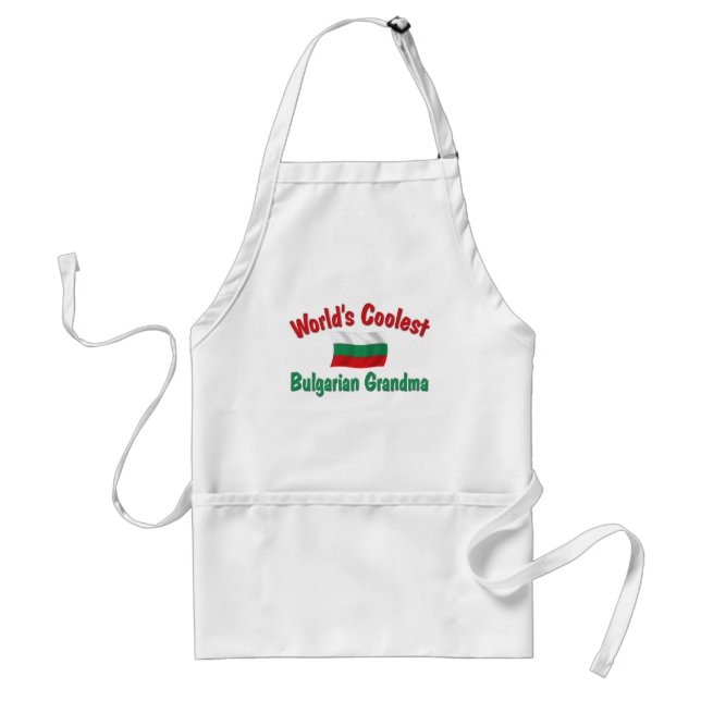 Coolest Bulgarian Grandma Standard Apron (Front)