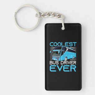 Coolest Bus Driver Ever Key Ring