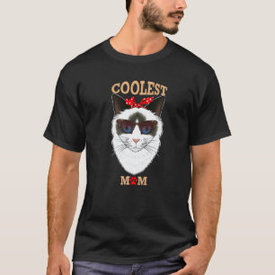 Coolest Cat Mum I Ragdoll Cat Mum I Ragdoll Cat T-Shirt