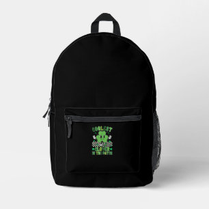 Coolest Clover In The Patch St Patrick's Day Kids Printed Backpack