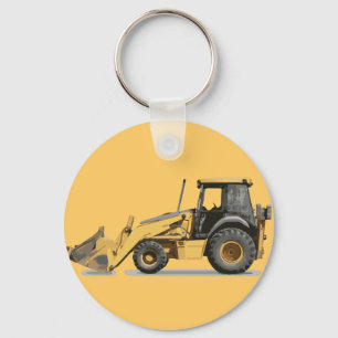Coolest Construction Excavator Digger Key Ring