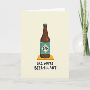 Coolest Dad Beverage Card