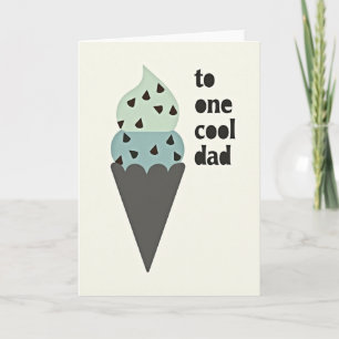 Coolest Dad Dessert Card