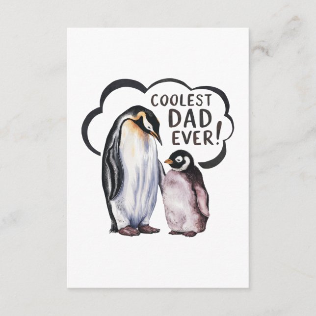 Coolest Dad Ever Enclosure Card (Front)
