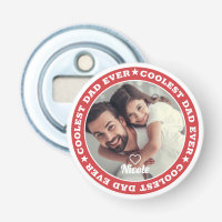 Coolest Dad Ever Modern Custom Photo Keepsake