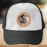 Coolest Dad Ever Modern Custom Photo Trucker Hat<br><div class="desc">This simple and modern design is composed of serif typography and add a custom photo.</div>