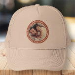 Coolest Dad Ever Modern Custom Photo Trucker Hat<br><div class="desc">This simple and modern design is composed of serif typography and add a custom photo.</div>