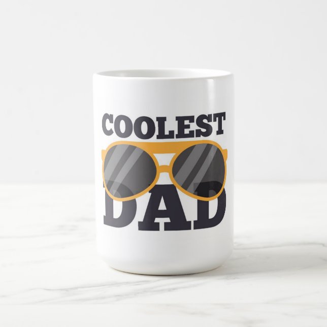 Coolest Dad Father's Day Coffee Mug (Center)