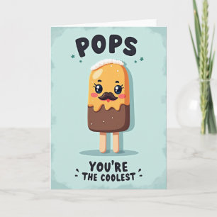 Coolest Dad Frozen Pop Art Card