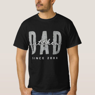 Coolest Dad Since 20XX Modern Simple Preppy T-Shirt