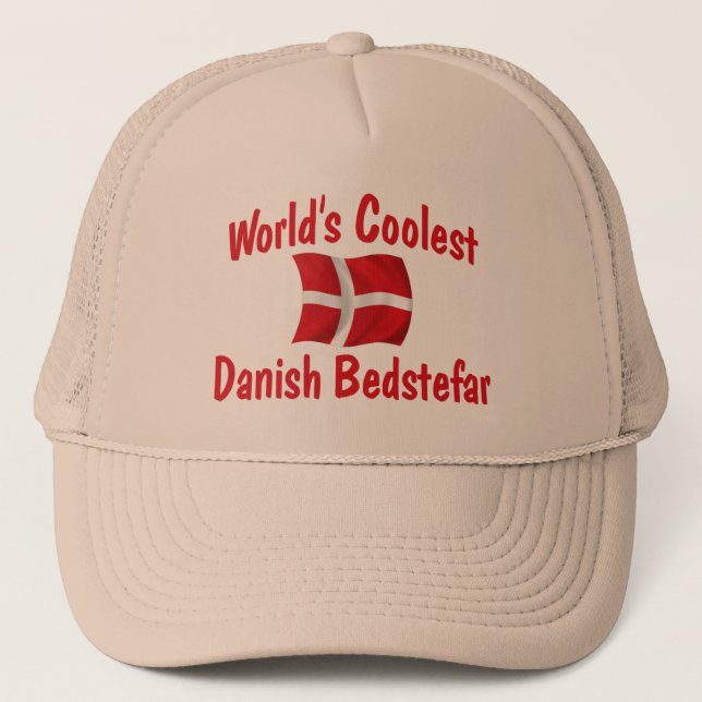 Coolest Danish Bedstefar Trucker Hat (Front)