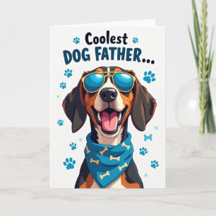 Coolest Dog Father Headshot Card