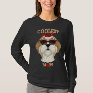 Coolest Dog Mum I Shih Tzu Mum I Shih Tzu T-Shirt