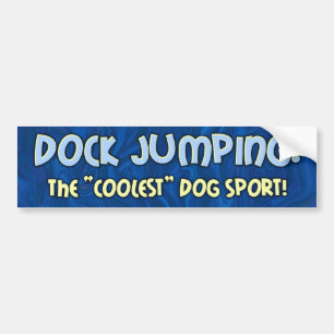 Coolest Dog Sport Dock Jumping Bumper Sticker