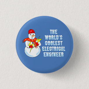 Coolest Electrical Engineer 3 Cm Round Badge