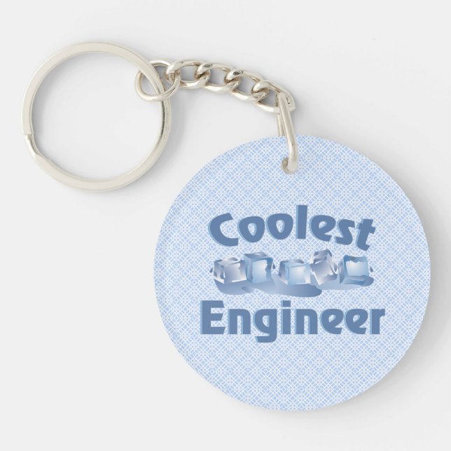 Coolest Engineer Key Ring (Front)