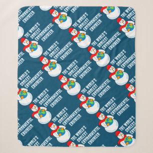 Coolest Environmental Engineer Sherpa Blanket
