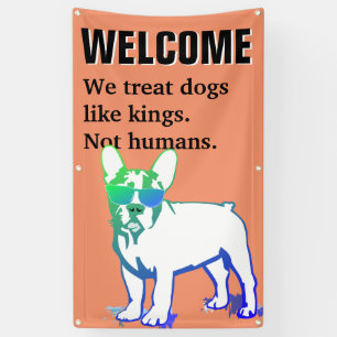 Coolest French Bulldog Boy Banner