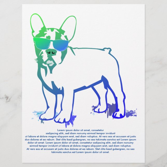 Coolest French Bulldog Boy Flyer (Front)