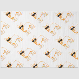 Coolest French Bulldog Boy Tissue Paper