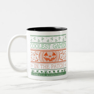 Coolest Gamer In The Patch Two-Tone Coffee Mug