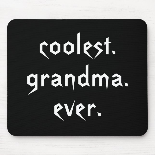 Coolest Grandma Ever Mousepad (Front)