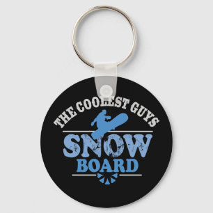 Coolest Guys Snowboard Key Ring