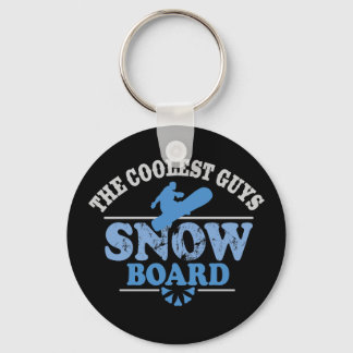 Coolest Guys Snowboard Key Ring