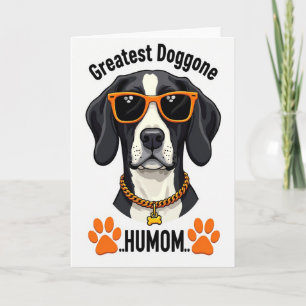 Coolest Humom Dog Mother Card