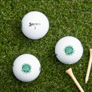Coolest King of the Grass green golfer's gift Golf Balls