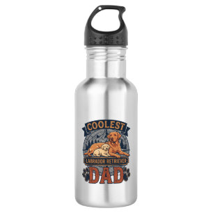Coolest Labrador Retriever Dad Dog Mountain Paw Pr 532 Ml Water Bottle