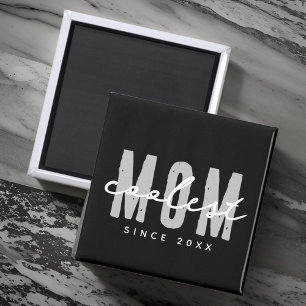 Coolest Mom Since 20XX Modern Simple Preppy Magnet