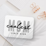 Coolest Mum Since 20XX Modern Simple Preppy Magnet<br><div class="desc">This simple and modern design is composed of san serif typography.</div>
