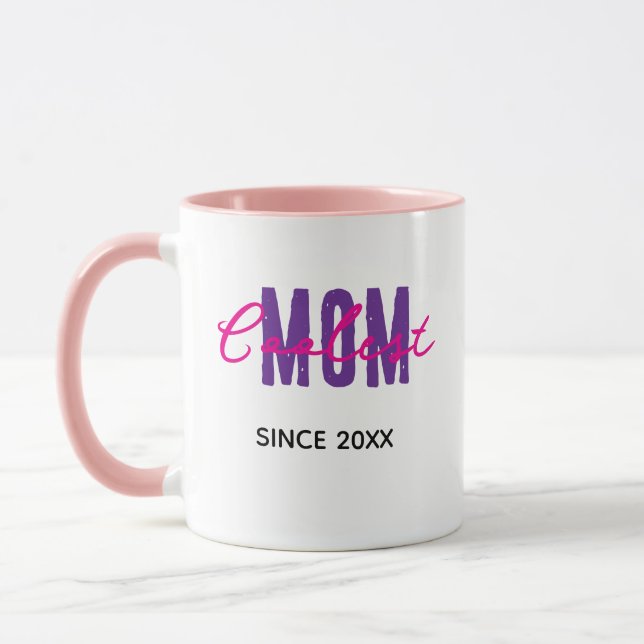 Coolest Mum Since 20XX Mug (Left)